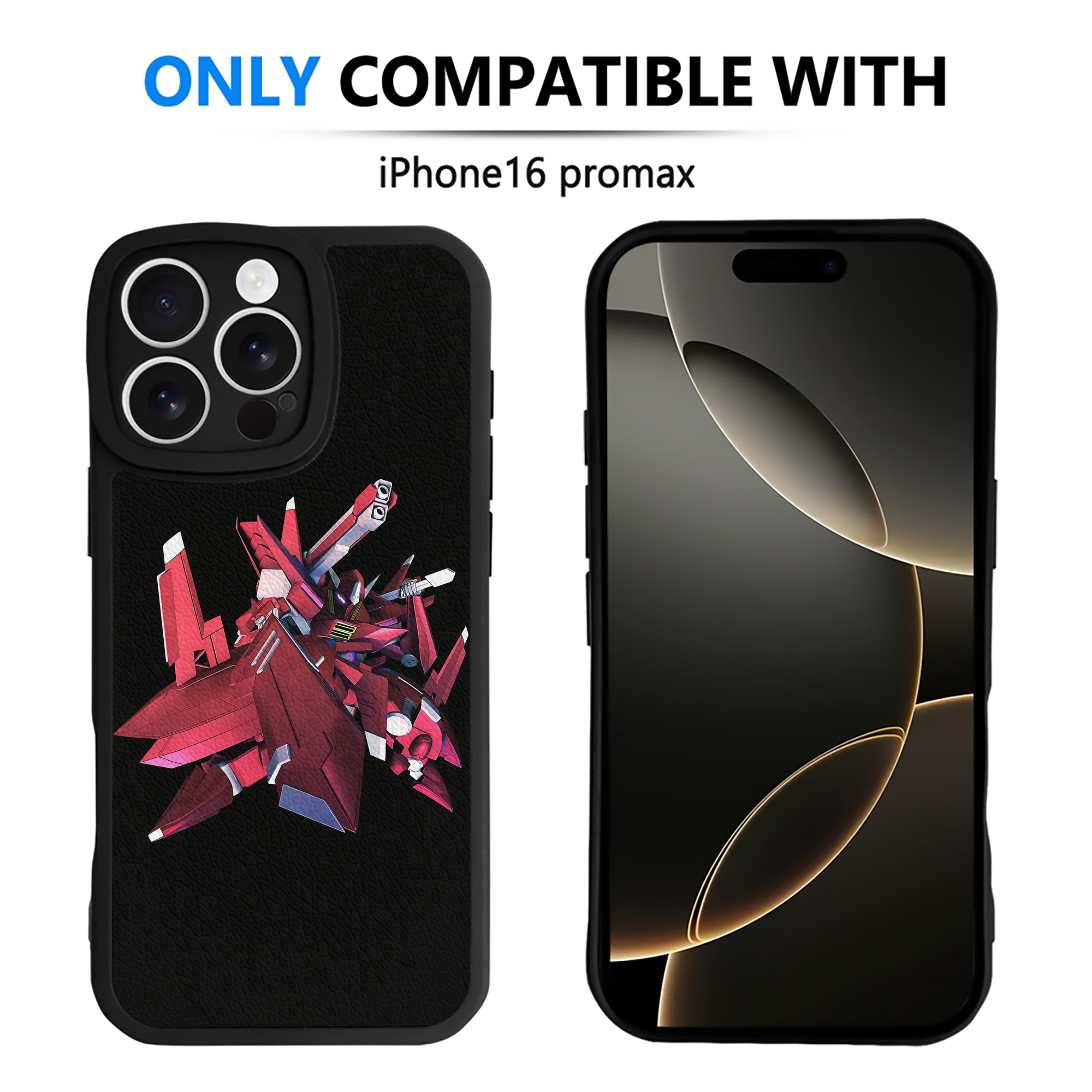 （画像用） 機動戦士ガンダム Mobile Suit Gundam 【iPhone 16シリーズ対応】シリコンスマホケース（レザー調） 材質：シリコン